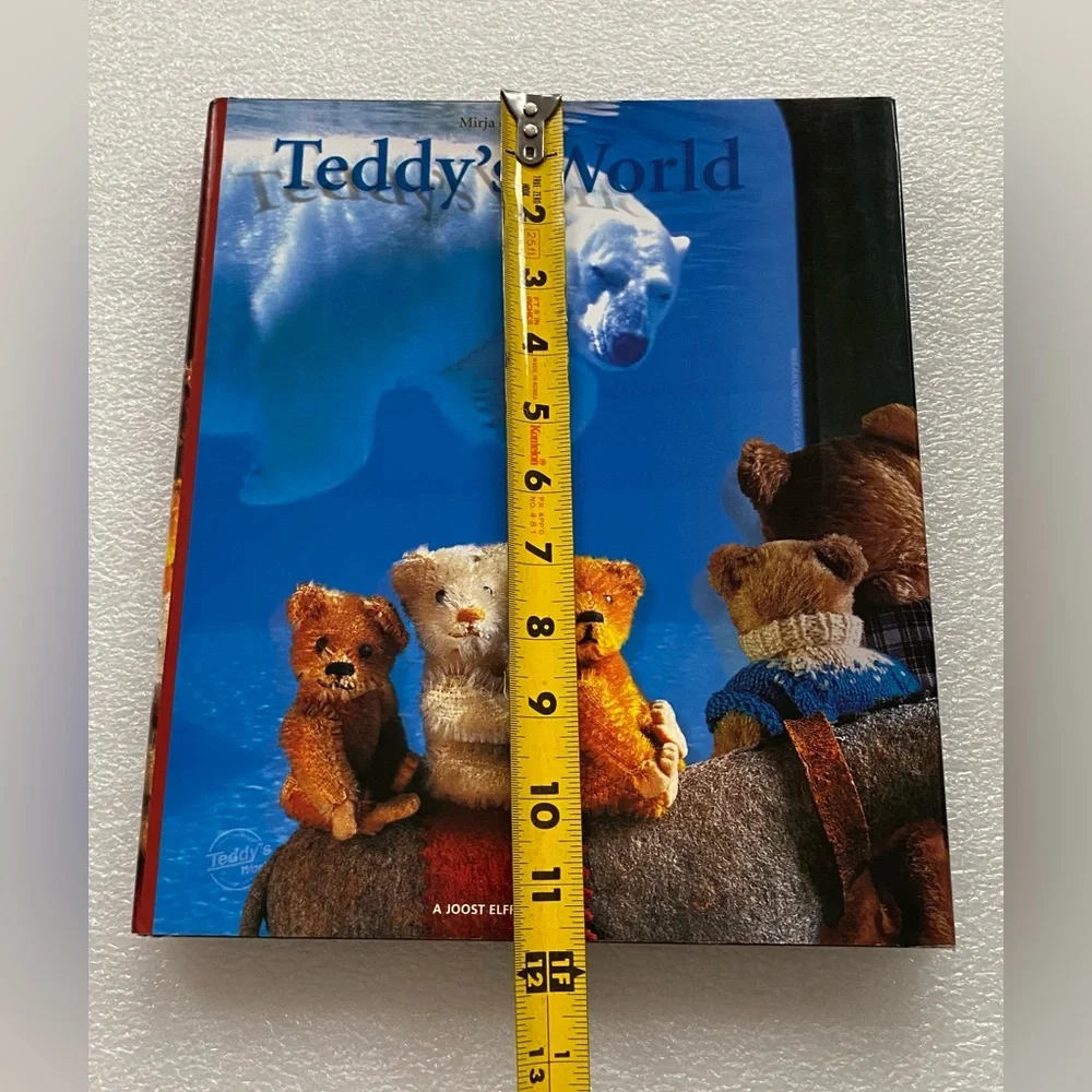Teddy's World Large Book by Joost Elffers and Mirja de Vries (2002 Hardcover)